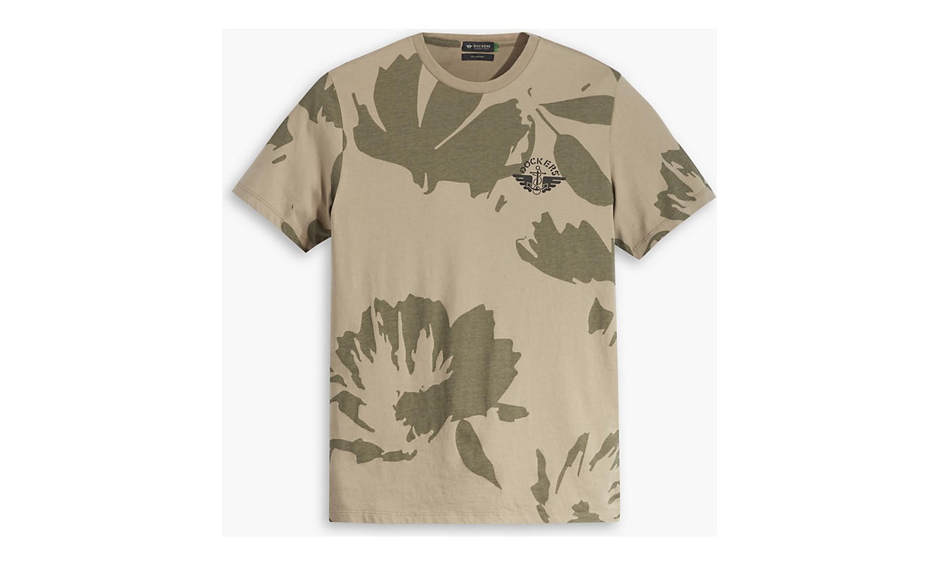 dockers grpahic tee 1 wings anchor graphic silver sage camo